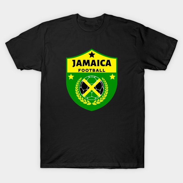 Jamaica Football T-Shirt by footballomatic